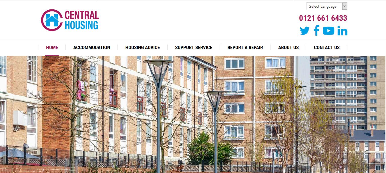 Central Housing Website